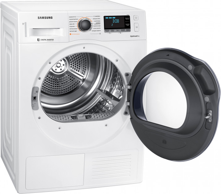 Сушильная машина Samsung DV90M6200CW / 9 кг / A+++ / Белый photo 6
