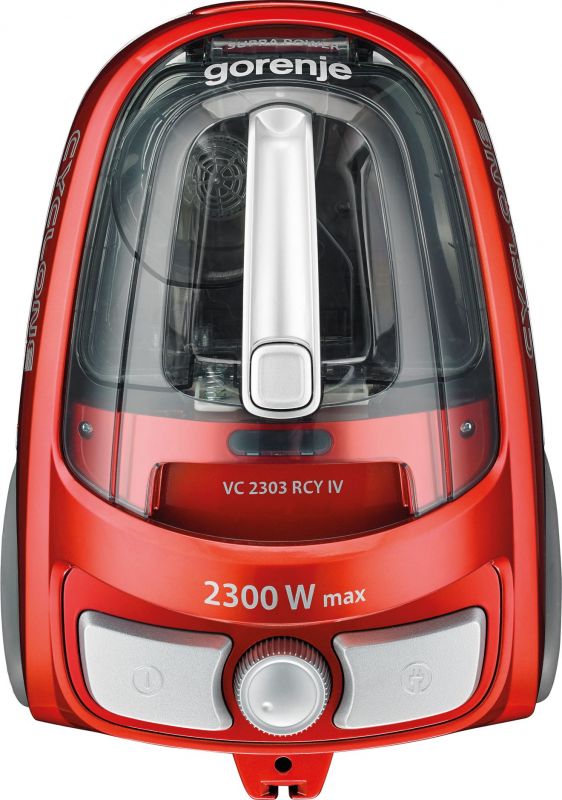 Aspirator cu container Gorenje VCEC03ZRCY / 1000W / Rosu cu sur photo 1