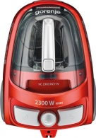 Aspirator cu container Gorenje VCEC03ZRCY, 1000 W, 80 dB, Rosu cu sur thumbnav 1