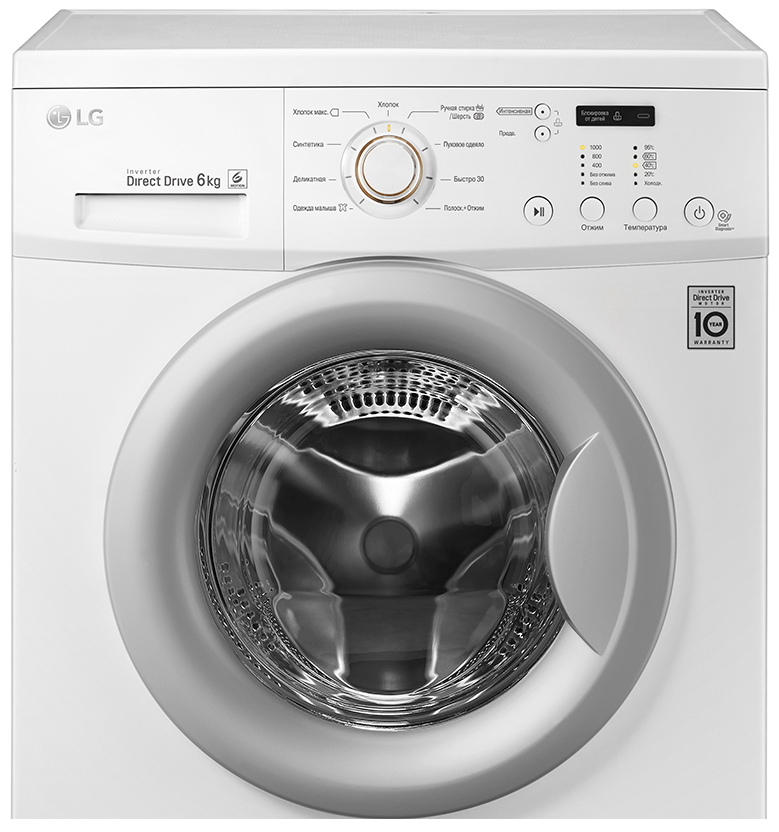 Masina de spalat LG FH0C3ND1 6 kg / 1000 rot/min / A+++ / Alb photo 3
