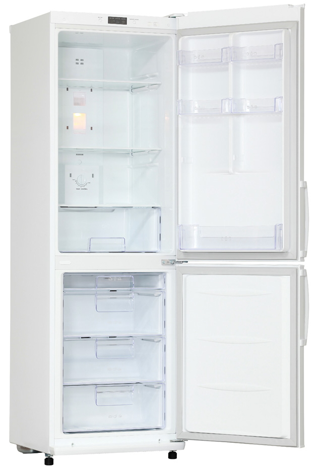 Frigider cu doua usi LG GAB409UQDA / 303 l / 190 cm / A / Alb photo 2