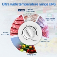 Lada frigorifica Chiq FCF142DB, 142 l, 83.5 cm, F (A+), Alb thumbnav 6
