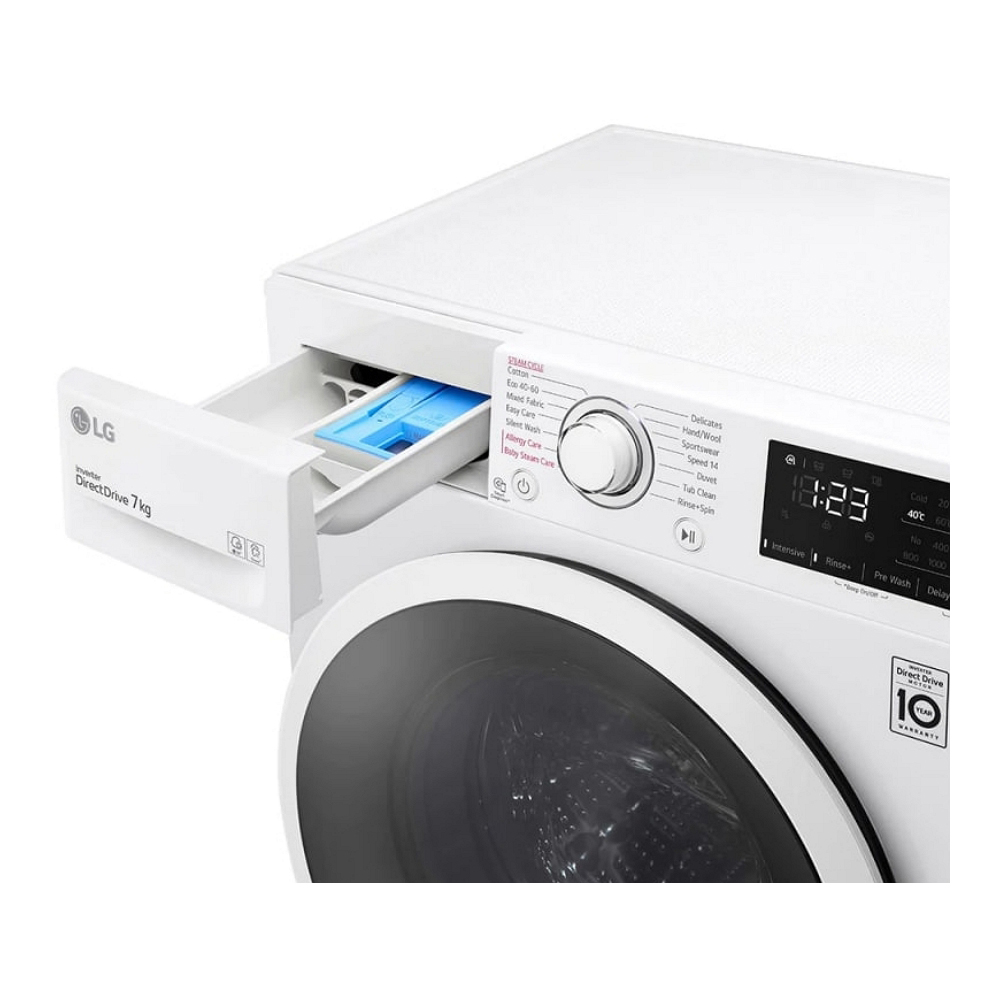 Стиральная машина LG F2WV3S7AIDD 7 кг / 1200 об/мин / D / Белый photo 4