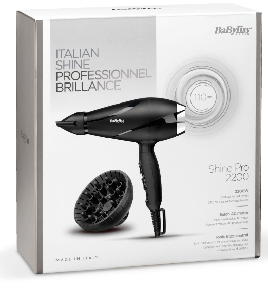Uscator de par Babyliss 6713DE 2200W Negru photo 5