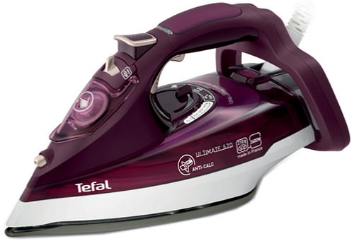 Fier de calcat Tefal FV9657, 350 ml, Violet-alb photo Fier de calcat Tefal FV9657, 350 ml, Violet-alb photo