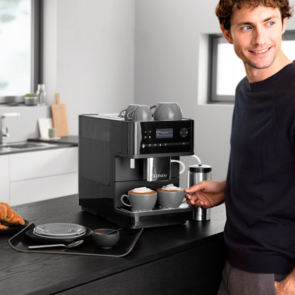 Aparat de cafea Espresso Miele CM6350 BlackEdition / 15 bar / Espresso photo 3