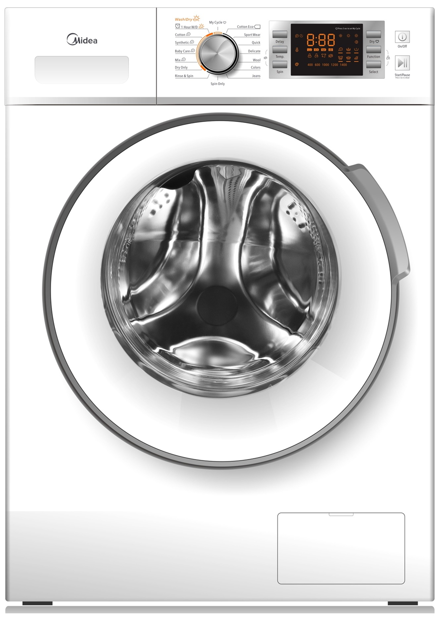 Masina de spalat/uscat Midea MS 140805 W LED 8 kg /1400 rot/min /B /Alb photo 1 Masina de spalat/uscat Midea MS 140805 W LED 8 kg /1400 rot/min /B /Alb photo 1