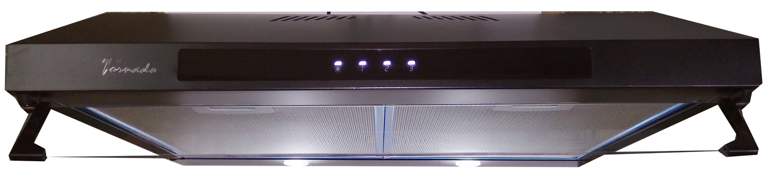 Вытяжка Tornado NS-2060 SENSOR BL LED / Плоская / До 18 кв.м / Черный photo 2