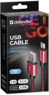 Кабель USB-A - Micro USB Defender USB0803TRED thumbnav 3