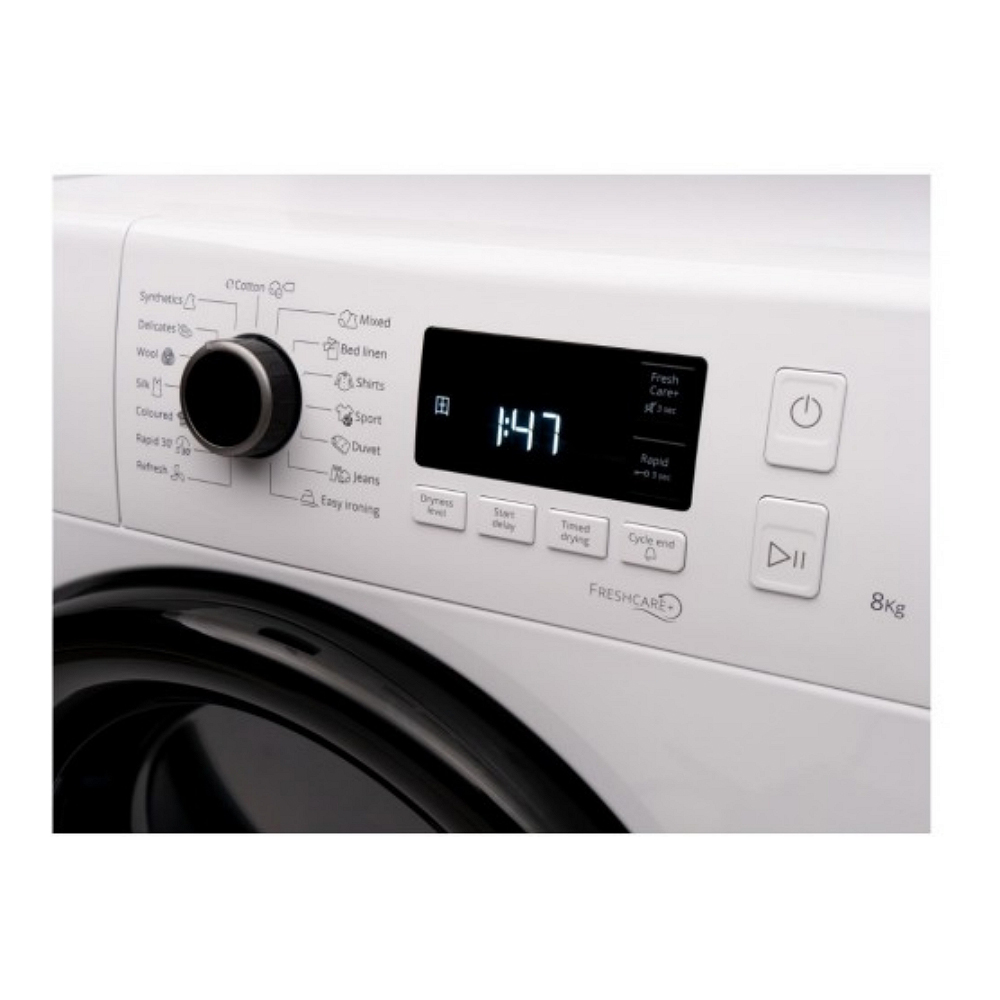 Mas. de uscat rufe cu pompa de caldura Whirlpool FTM1182BEE / 8 kg / A++ / Alb photo 3