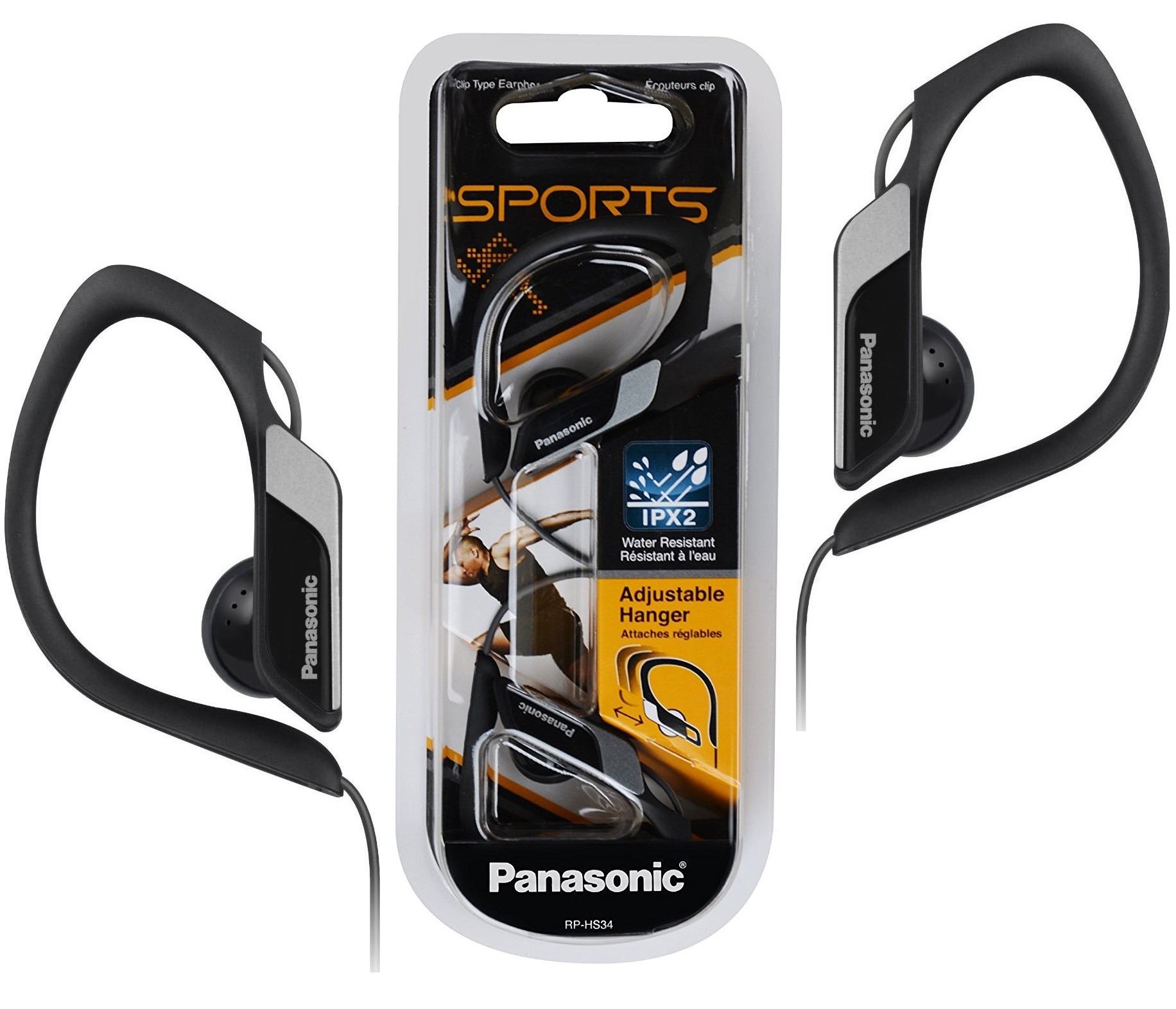 Căști Panasonic Negru Cu fir / Sport / Negru photo 3