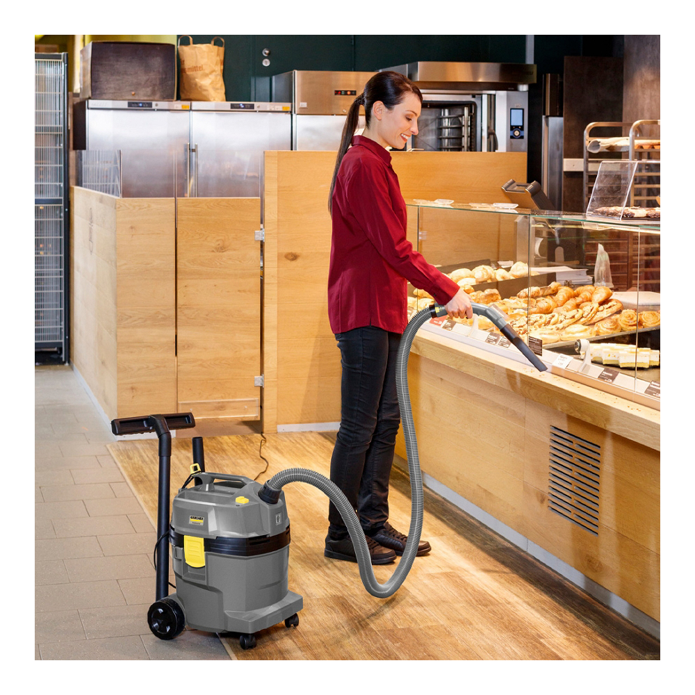 Пылесос моющий и с мешком Karcher NT221APTEL / 1300Вт / Желтый с черным photo 6