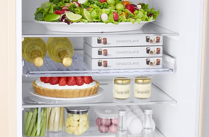 Frigider cu doua usi Samsung RB38C676EEL / 385 l / 203 cm / G / Bej photo 5