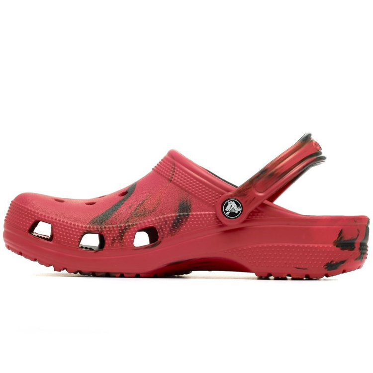 Slapi Crocs Classic Marbled Clog pt Barbati / 41-42 / Rosu-negru photo 1