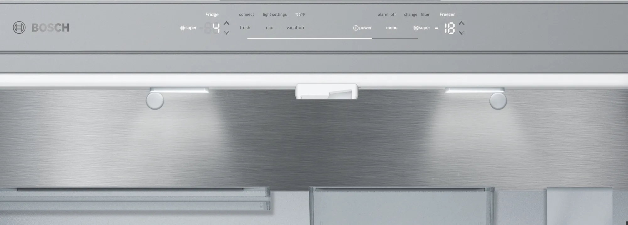 Frigider cu doua usi Bosch KFF96PIEP / 573 l / 183 cm / G / Gri photo 7