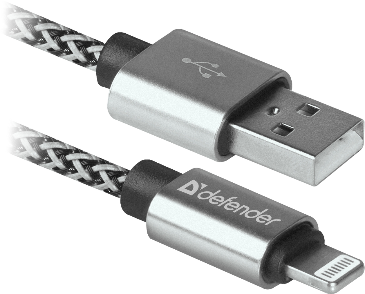 Cablu USB-A - Lightning Defender ACH01-03T  USB-Lightning 1m 1 /1m /Alba photo 1