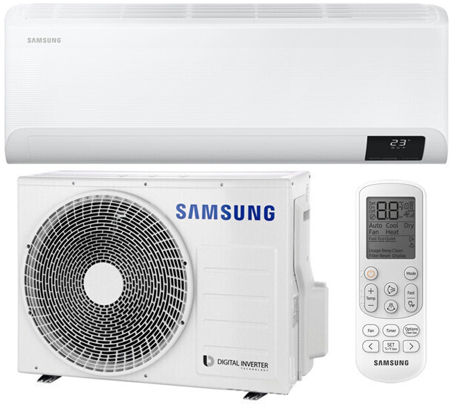 Aparat de aer conditionat Samsung AR09TSHYAWKNER 9000 BTU / 25 m2 / Invertor / R410а / A photo 1 Aparat de aer conditionat Samsung AR09TSHYAWKNER 9000 BTU / 25 m2 / Invertor / R410а / A photo 1