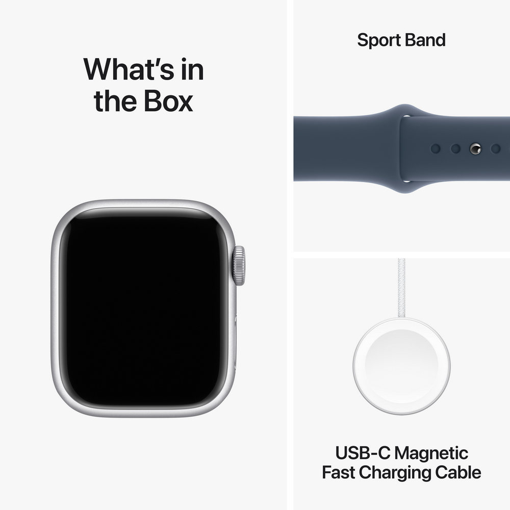 Smart watch Apple Watch Series 9 Aluminum 45mm Silver 1.9 photo 3
