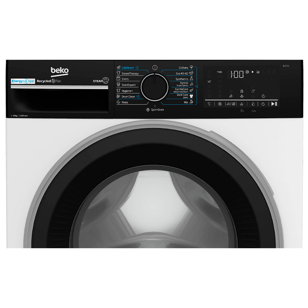 Стиральная машина Beko B3WFU48415WBPBES 8 кг / 1400 об/мин / A / Белый photo 2
