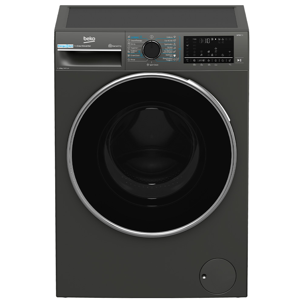 Стиральная машина Beko B7WFU610418MB2ES 10 кг / 1400 об/мин / A / Cерый photo 1 Стиральная машина Beko B7WFU610418MB2ES 10 кг / 1400 об/мин / A / Cерый photo 1