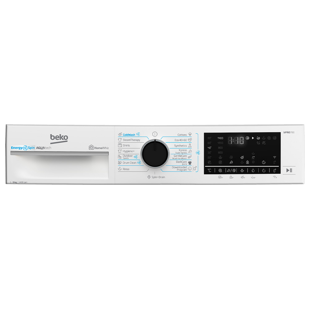 Стиральная машина Beko B7WFU69418WB2ES 9 кг / 1400 об/мин / A / Белый photo 4