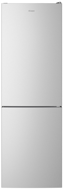 Frigider cu doua usi Candy CCE4T618ES / 341 l / 185 cm / E / Gri photo 1