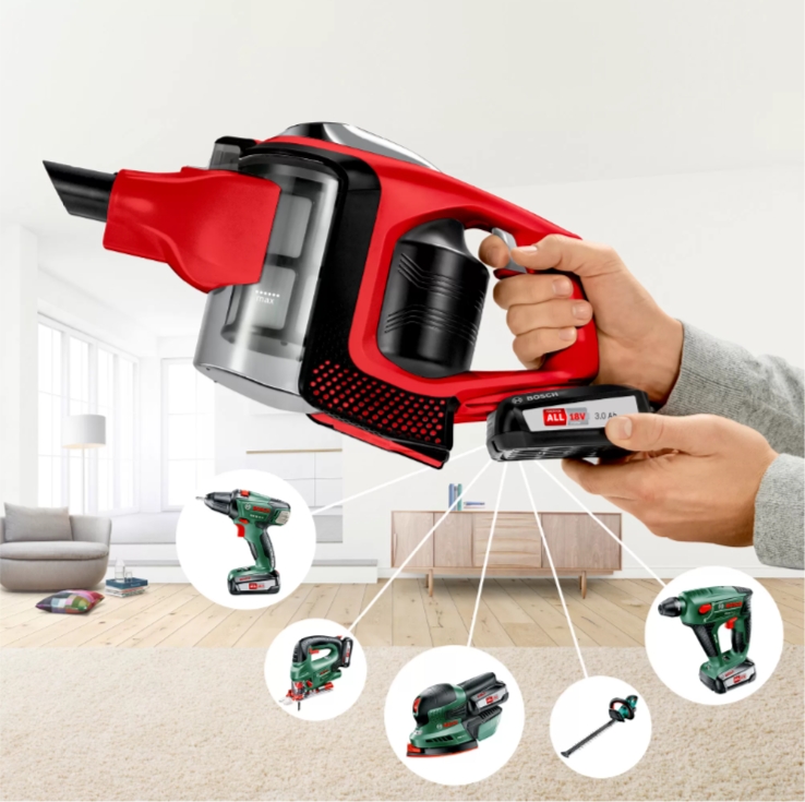 Aspirator vertical Bosch BBS81PET / 18W / Red photo 4