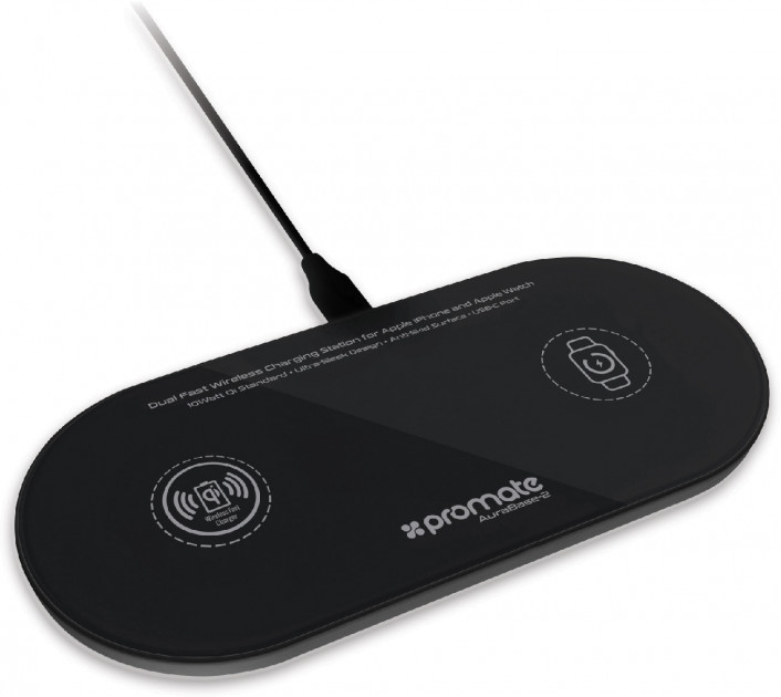 Incarcator pentru telefon mobil Promate AuraBase-2 photo 1
