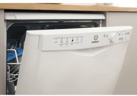 Masina de spalat vase Indesit DFG15B10EU, 5 programe, 60 cm, A+, Alb thumbnav 2