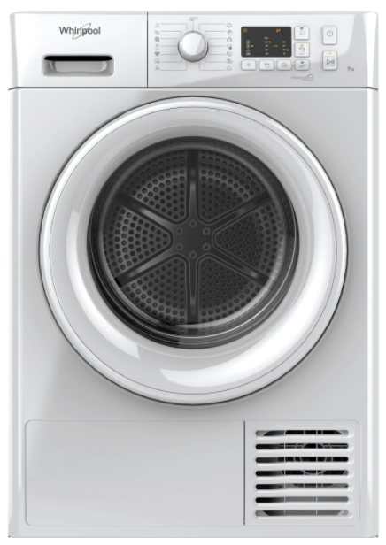 Сушильная машина Whirlpool FTCM108BEU / 8 кг / B / Белый photo 1