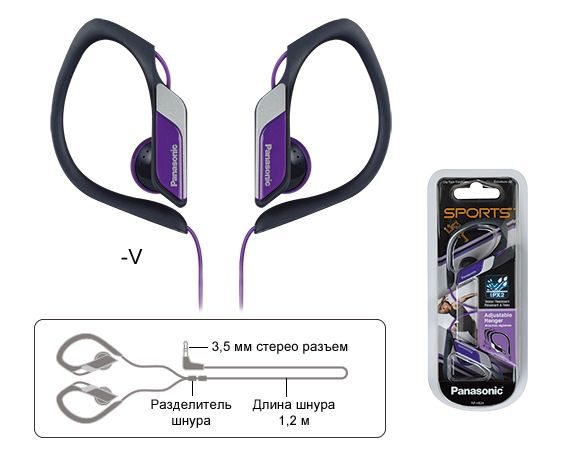 Căști Panasonic Alte culori Cu fir / Sport / Alte culori photo 4