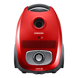 Aspirator cu sac Samsung VC24BVNJGRLEV / 2400W / Rosu photo 1 Aspirator cu sac Samsung VC24BVNJGRLEV / 2400W / Rosu photo 1