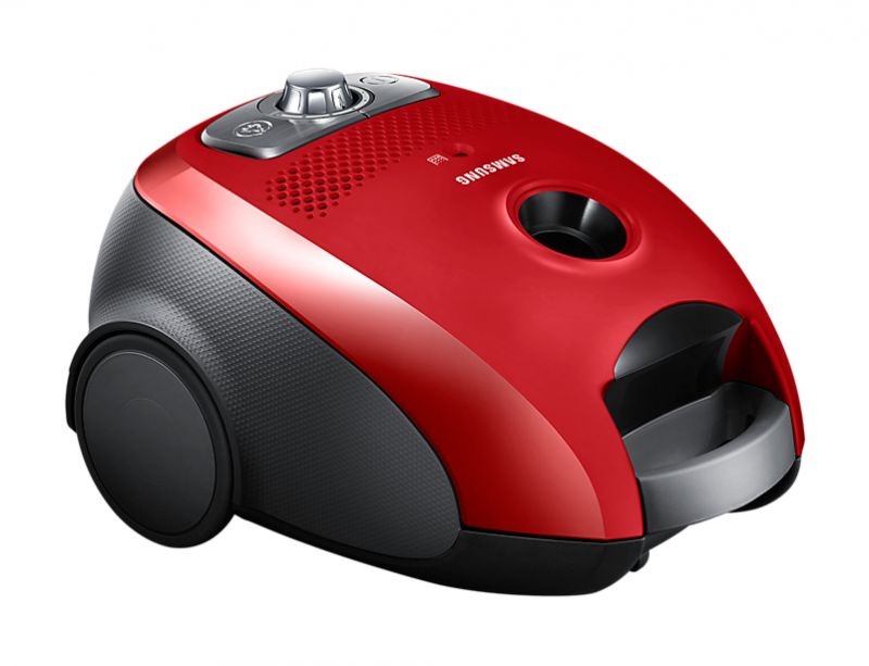 Aspirator cu sac Samsung VC24BVNJGRLEV / 2400W / Rosu photo 5