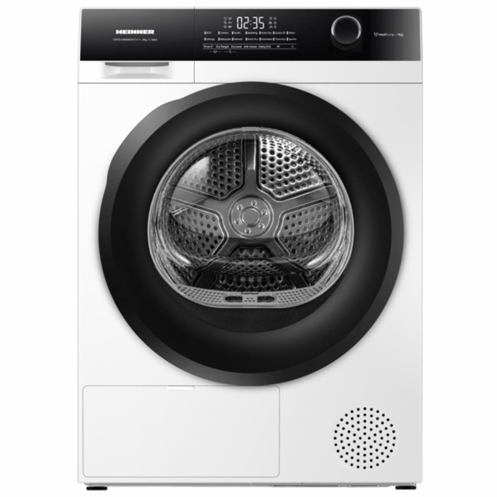 Сушильная машина Heinner HHPD-HMK90IVFC++ / 9 кг / C / Белый photo 1 Сушильная машина Heinner HHPD-HMK90IVFC++ / 9 кг / C / Белый photo 1