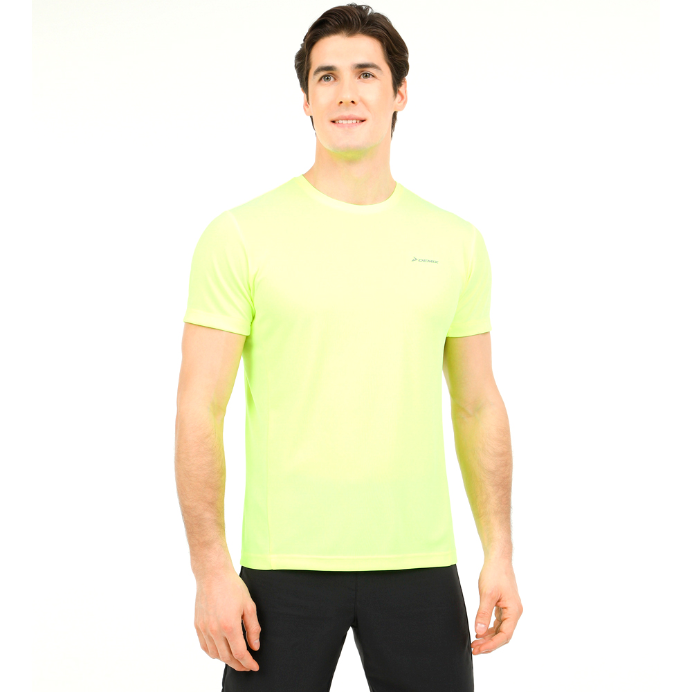 Tricou bărbătesc Demix Men running T-shirt L Galben photo 3