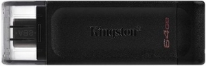 USB Флэш Kingston DataTraveler 70 64GB Black thumbnav 1