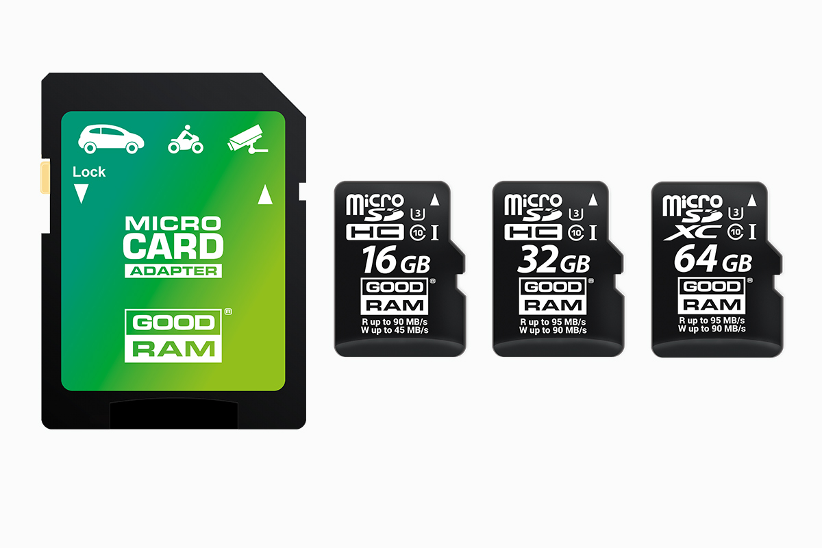 Карта памяти MicroSD+ SD adapter GoodRam UHS-I U3 64GB (Class 10) (M3AA-0640R11-DD) photo 1