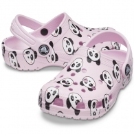 Slapi Crocs Panda Print Clog K thumbnav 5