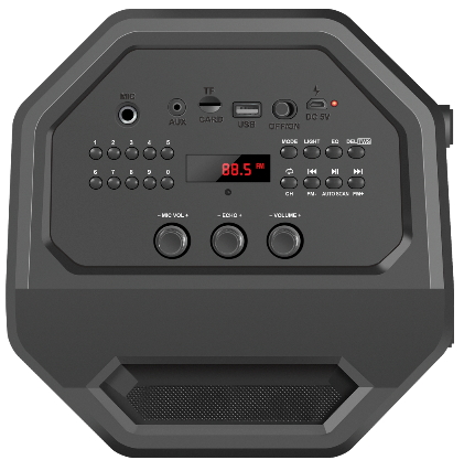 Boxa portabila Defender RAGE Negru photo 5