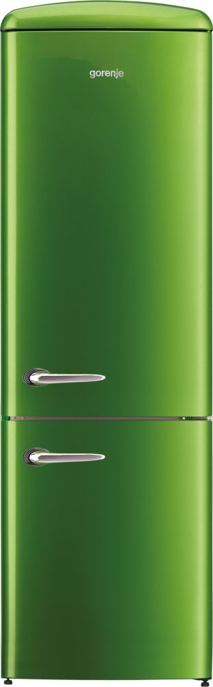Frigider cu doua usi Gorenje ORK192GR / 322 l / 194 cm / A++ / Verde photo 1