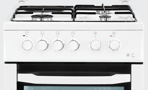 Plită combinată Beko CSS53010GW / 4 arzatoare / Emailat photo 2