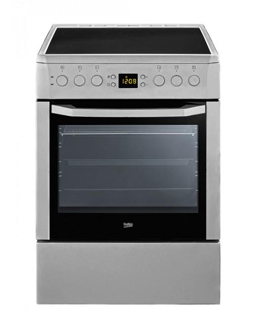 Электрическая плита Beko CSM67302GX / 4 конфорок / Стеклокерамика photo 1