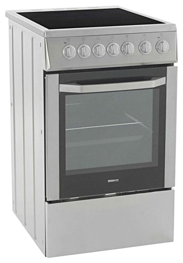 Plită electrică Beko CSS57100GX / 4 arzatoare / Sticla-ceramica photo 1