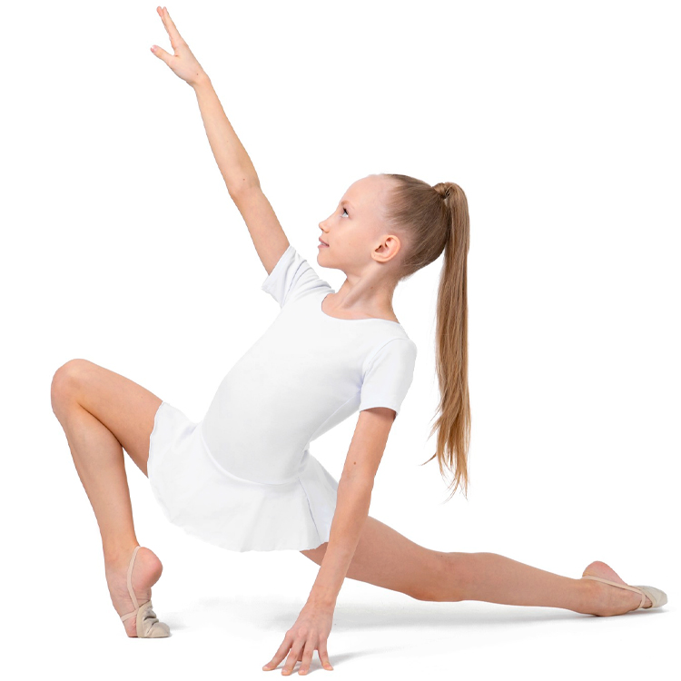 Costum p/u gimnastica Grace Dance Leotard / 28 / Alb photo 3