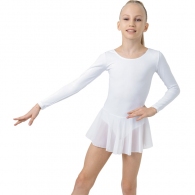 Купальник гимнастический с юбкой длинный рукав Grace Dance Gymnastic leotard thumbnav