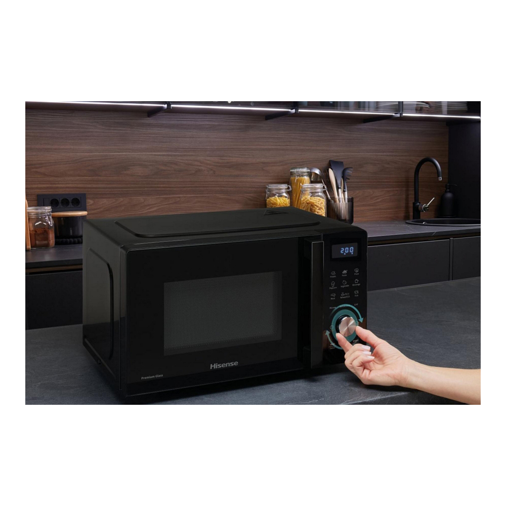 Микроволновая печь Hisense H20MOBSD1HG 700 Вт / 20 л / Черный photo 7
