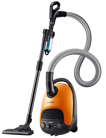 Пылесос с мешком Samsung VC20F30WDHL / 2000Вт / Оранжевый photo 2