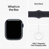 Smart watch Apple Watch Series 9 Aluminium 45mm Midnight thumbnav 3
