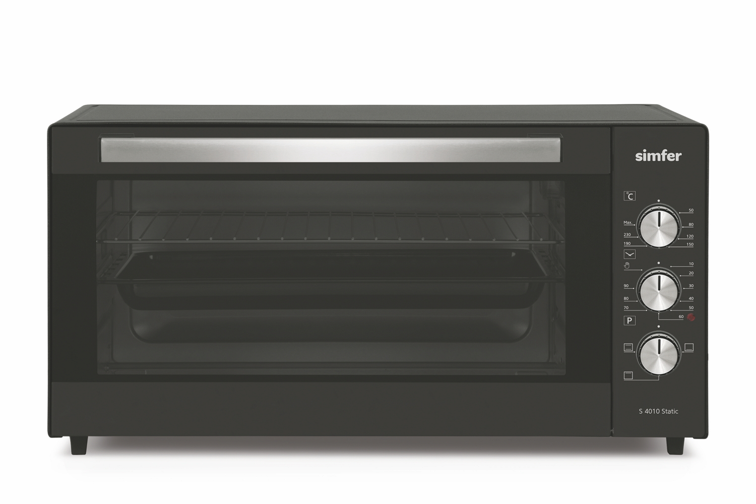 Cuptor electric Simfer S4010Static, 40 l, 13 W, Gri photo 1 Cuptor electric Simfer S4010Static, 40 l, 13 W, Gri photo 1