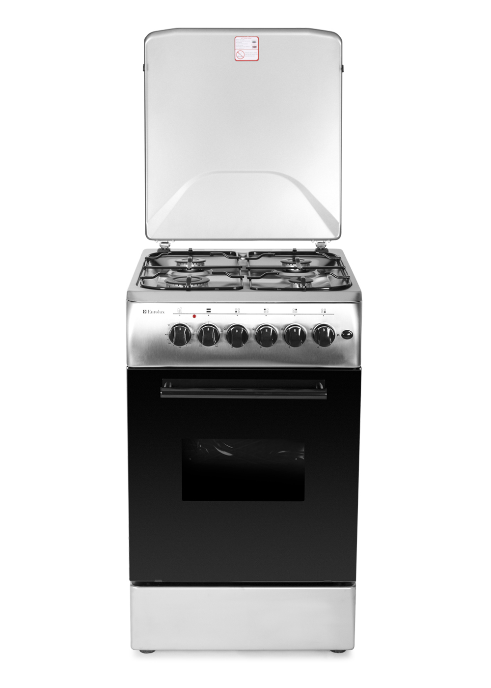 Газовая плита Eurolux TG5640IX / 4 конфорок / 50 см / Нержавеющая сталь photo 1 Газовая плита Eurolux TG5640IX / 4 конфорок / 50 см / Нержавеющая сталь photo 1